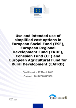 Use and intended use of simplified cost options in European Social Fund ...