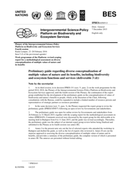 Intergovernmental Science-Policy Platform on Biodiversity and Ecosystem ...