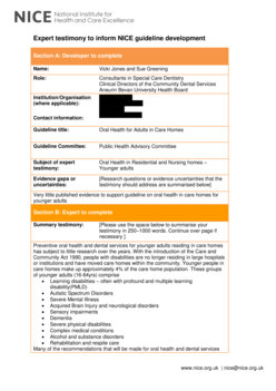 Oral health for adults in care homes - Overton