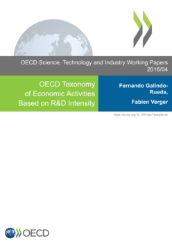 OECD Taxonomy of Economic Activities Based on RD Intensity - Overton