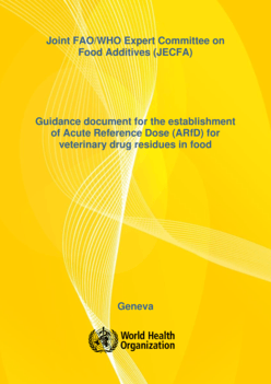 Guidance document for the establishment of Acute Reference Dose (ARfD ...
